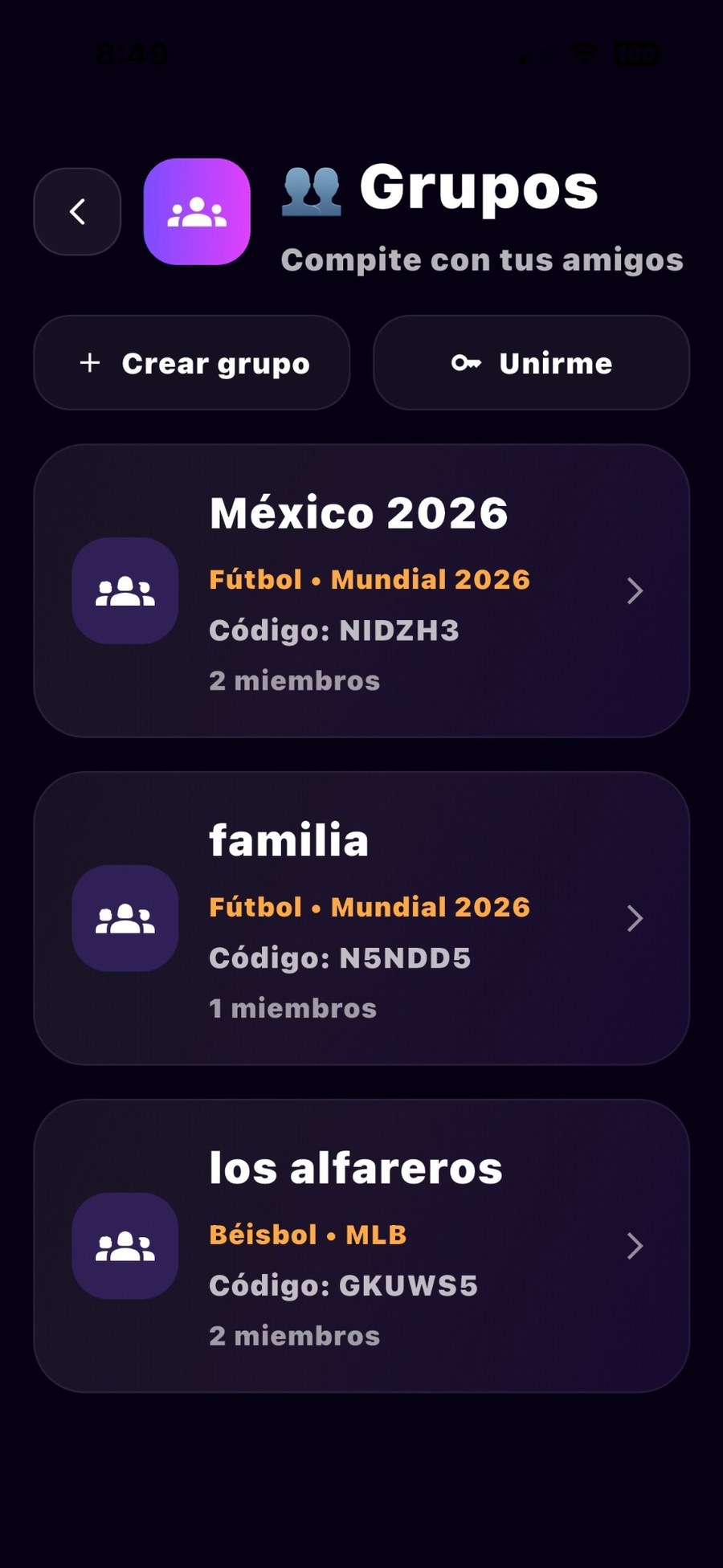 Grupos